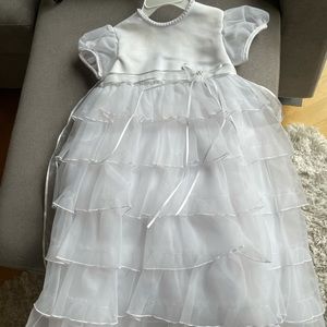 Infant White Dress 9-12 months